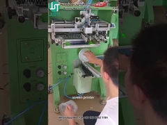 Curve Screen Printer Printing Logo For Disposable Bowl