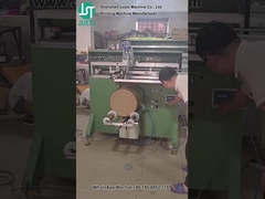 Curve Screen Printer Printing Logo For Plastic Bucket (1)