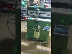 Curve Screen Printer Printing Logo For Plastic Bucket (3)