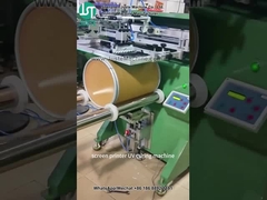 Curve Screen Printer Printing Logo For Plastic Bucket (4)