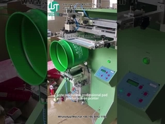 Curve Screen Printer Printing Logo For Plastic Bucket (8)