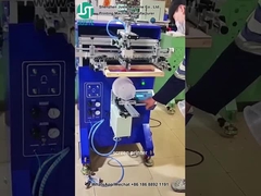 Curve Screen Printer Printing Logo For Plastic Shell (3)