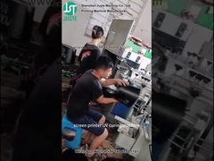 Curve Screen Printer Printing Ellipse Shape For Plastic Bucket