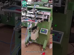 Curve Screen Printer Printing Cylinder Shape For Glass Bowl