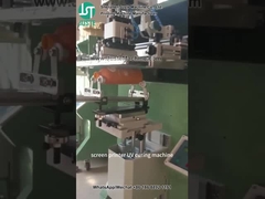Curve Screen Printer Printing Cylinder Shape For Plastic Bottle