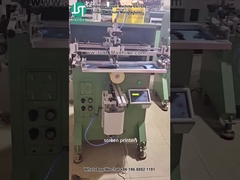 Curve Screen Printer Printing Cylinder Shape For Plastic Shell