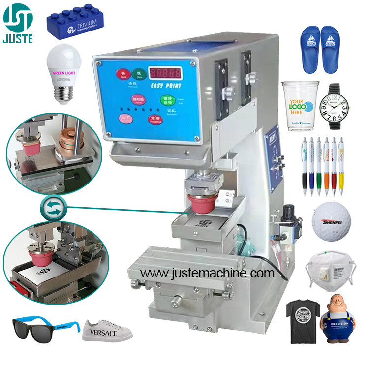 Tabletop Padding Machine Desktop Single 1 Color Pad Printer Tabletop Automatic Pad Printing ...